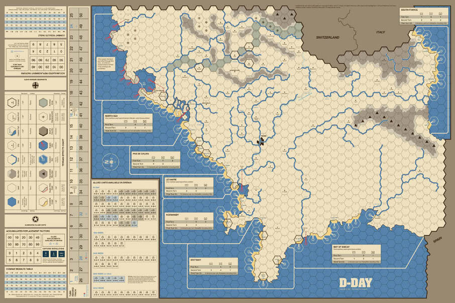 Avalon Hill's D-Day, SPI Style
